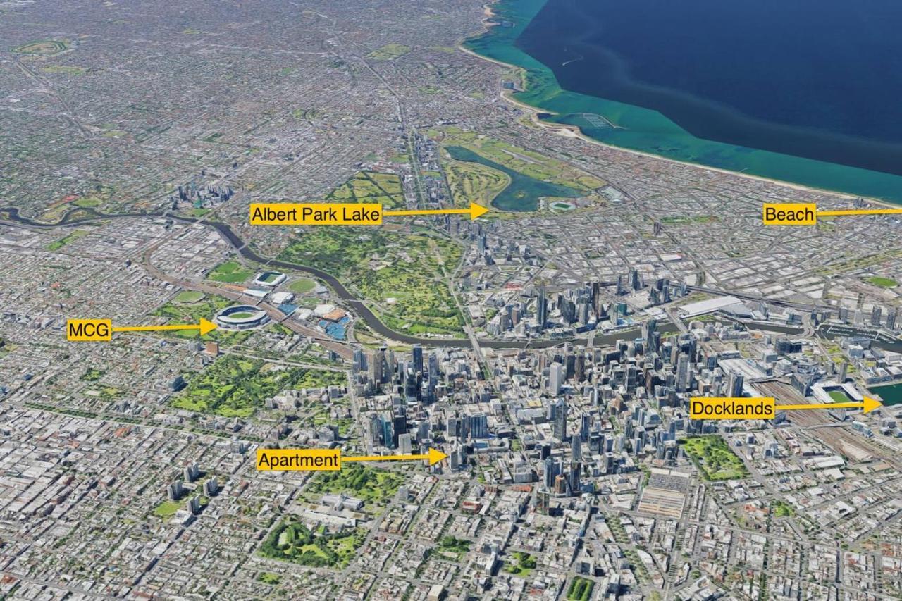Central Sleek City Living Close To Everything Melbourne Luaran gambar